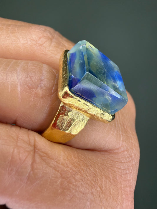 Ocean Tide Statement Ring - The Grand Magnolia Boutique