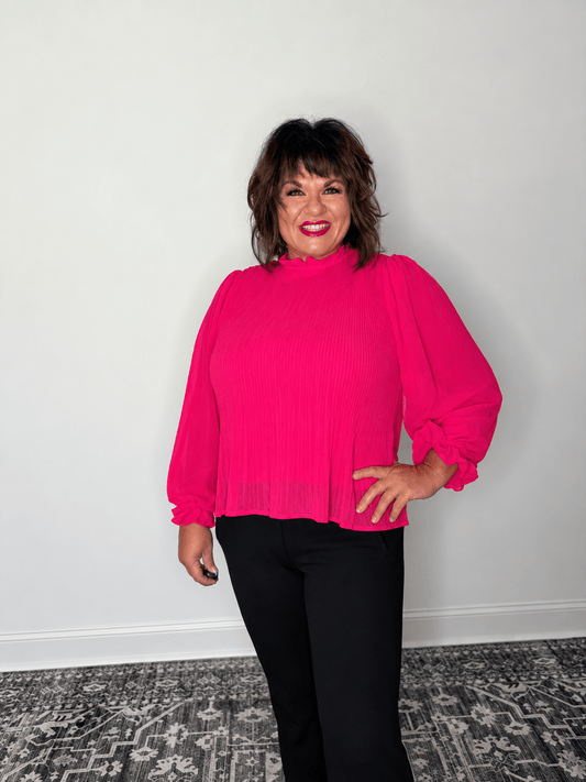 Pinkberry Bliss Top by &MERCI - The Grand Magnolia Boutique