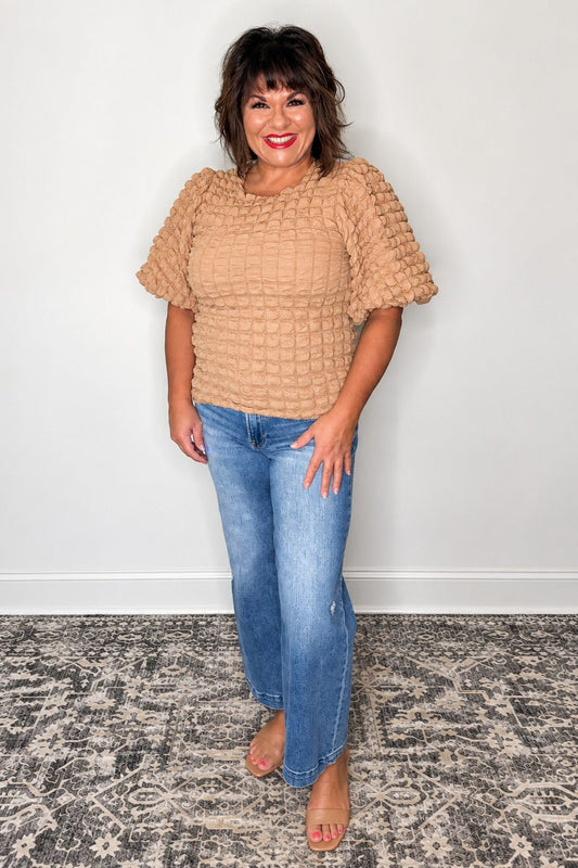 Pretty in Puff Blouse by &MERCI - The Grand Magnolia Boutique