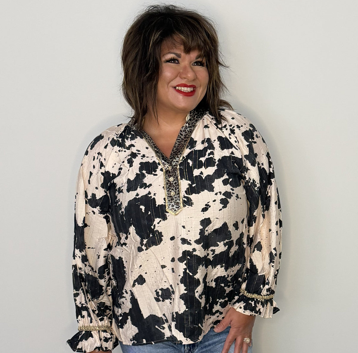 Wild Elegance Blouse by Umgee - The Grand Magnolia Boutique