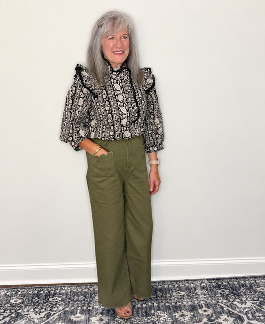 Willow Scallop Pants by Entro - The Grand Magnolia Boutique
